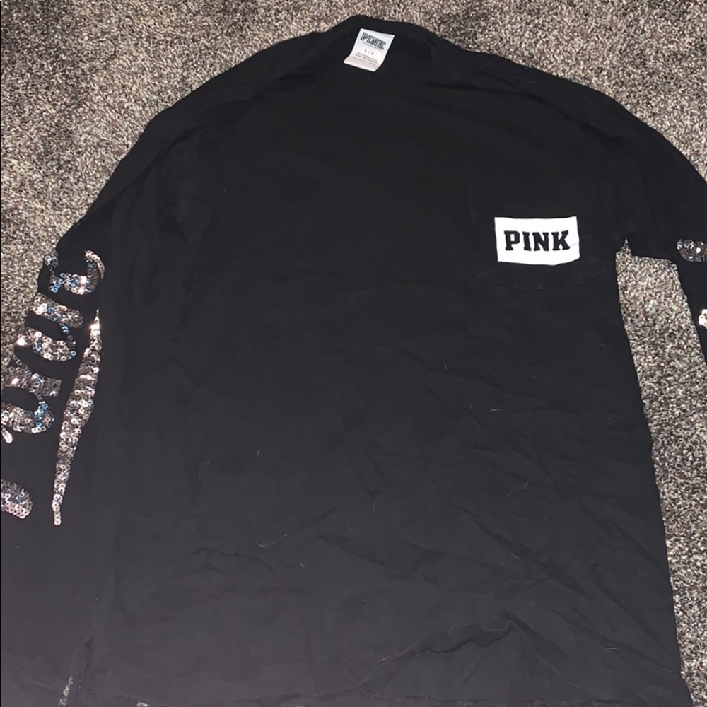 Pink glitter spirit jersey